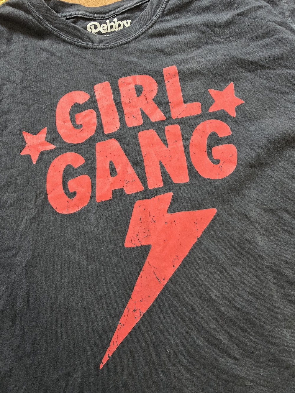 Pebby Forevee - Black "Girl Gang" Graphic Tee - Picture 2 of 4